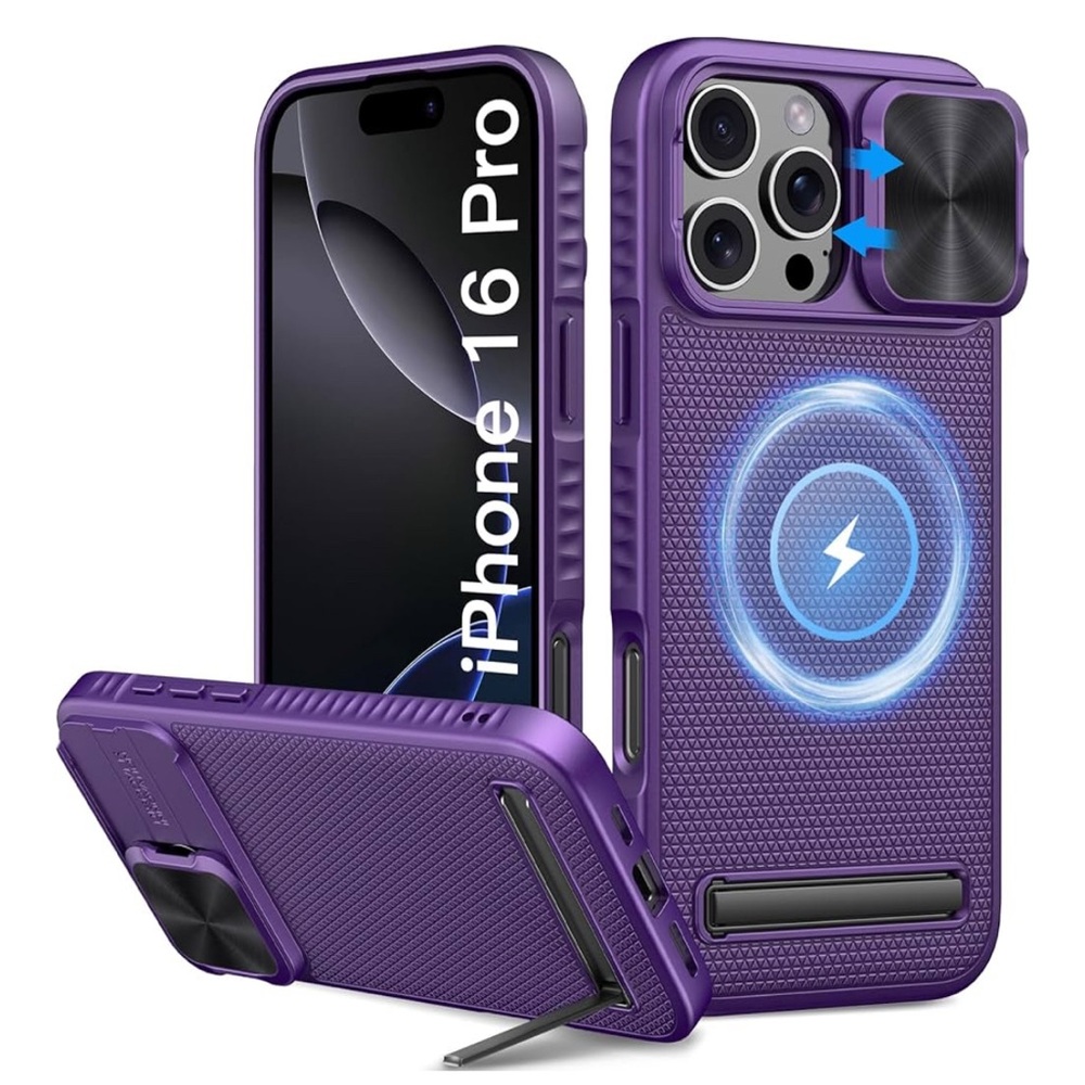 Apple iPhone 16 Pro Purple Case with MagSafe